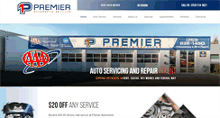 Desktop Screenshot of premierautomotiveservices.com